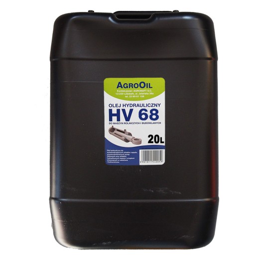 Hydraulic oils Hydraulic oil HV (20L) 68  Art. HYDROLLHV6820L